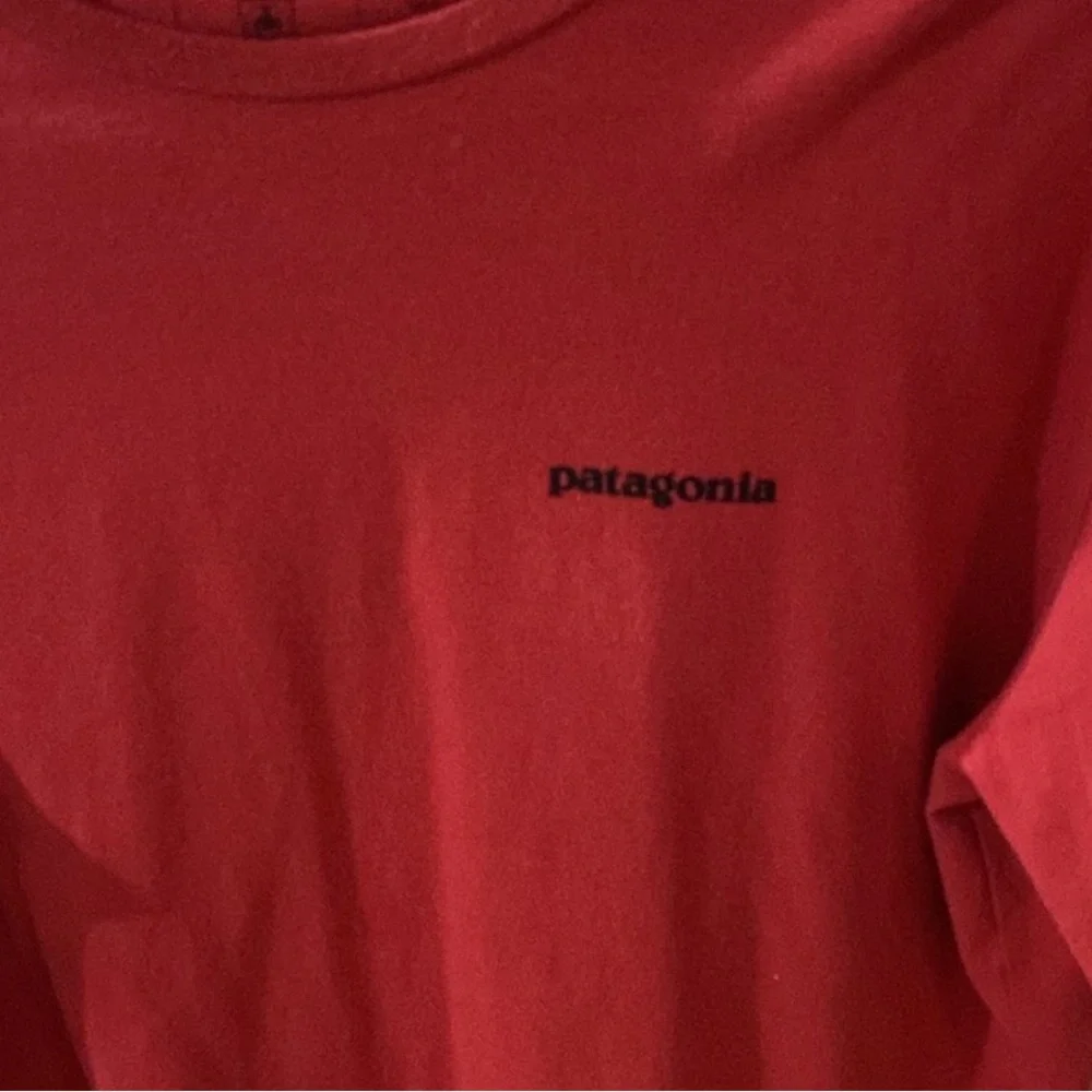 Patagonia Red Short Sleeve Tee Classic Crew Neck - Picture 2 of 3